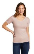 District® Women's V.I.T.™Rib Scoop Neck Tee